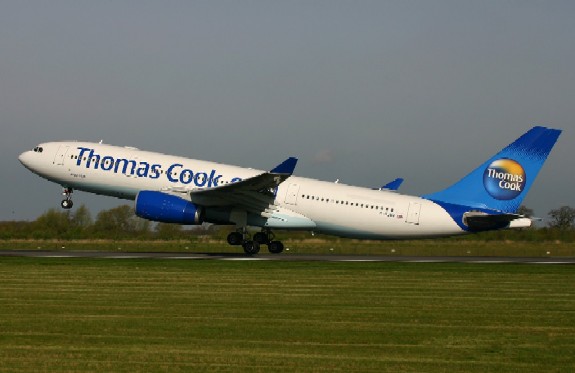 Airbus A330 taking off